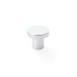 Alexander & Wilks AW821-30-PC Hanover Plain Cupboard Knob - Polished Chrome Knob 30mm (LEAD TIME: 2-3 DAYS)