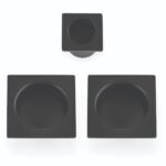 Alexander & Wilks AW995BL Square Sliding Door Pull Kit (LEAD TIME: 2-3 DAYS)