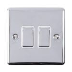 Eurolite EN2SWPCW 2-Gang Switch (LEAD TIME: 2-3 DAYS)