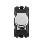 Eurolite GD400-PC Grid & Modular 400W & Led 2-Way / Dimmer - Polished Chrome (LEAD TIME: 2-3 DAYS)